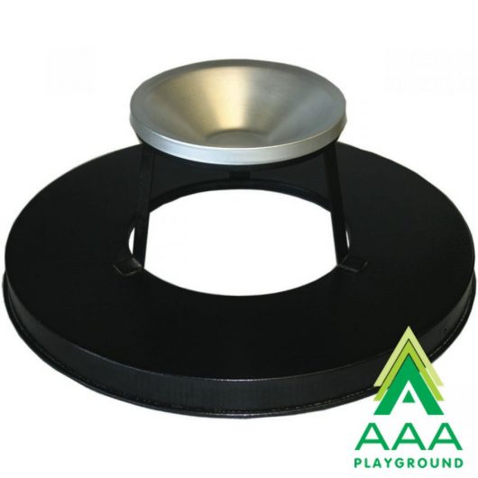 Ash Bonnet Flat Top for Trash Receptacles