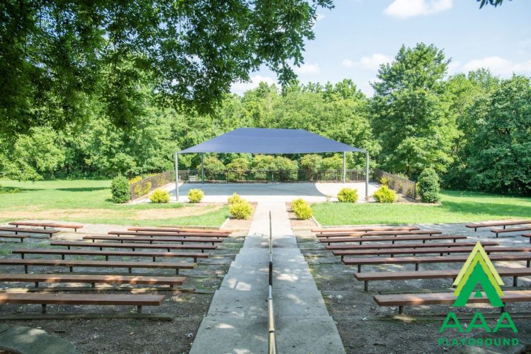 Rectangular Shade Shelter with 10 feet high Entrance Height