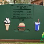 Cafe Stand with Menu
