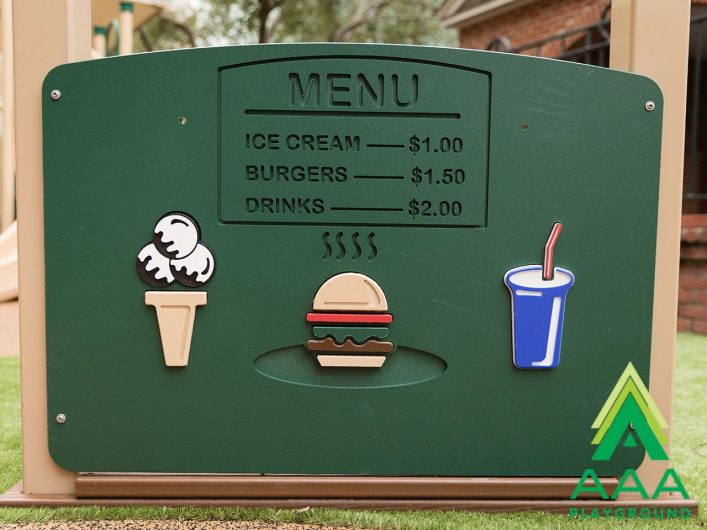 Cafe Stand with Menu