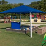 Square Shade Shelter with 10 feet high Entrance Height
