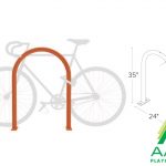 Inverted U Style Bike Rack