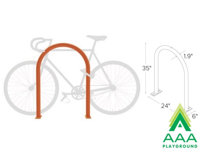 Inverted U Style Bike Rack