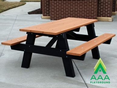 Recycled Plastic A Frame Picnic Table