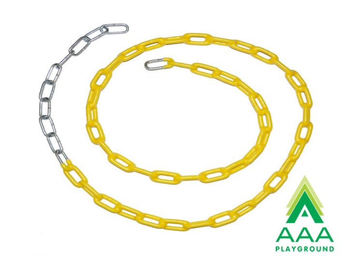 Individual PVC Coated Metal Swing Set Chain - 80 inches