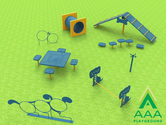 AAA Playground Large Dogs N Play Set