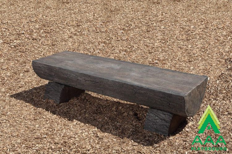 AAA Playground Log Bench