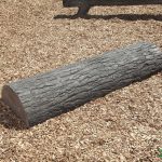 AAA Playground Half Log Balance Beam