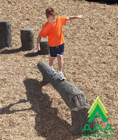 AAA Playground 8-foot Fallen Tree Balance Beam
