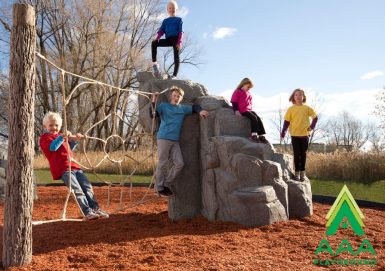 AAA Playground Spider Mountain Netted Boulder