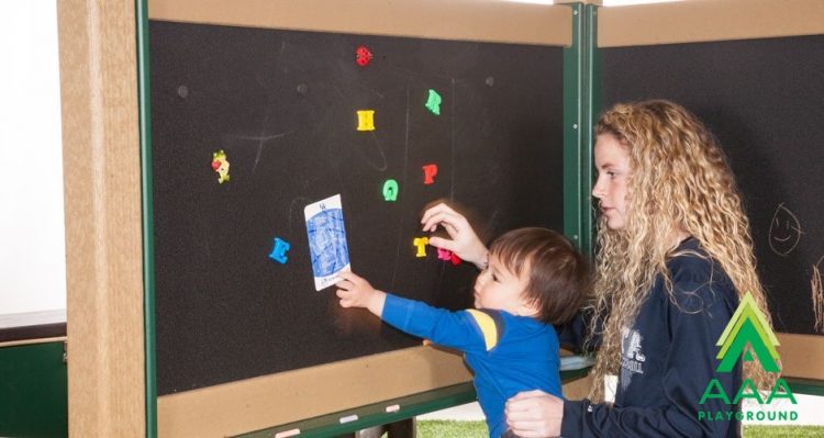 Double Outdoor Magnetic Chalkboard