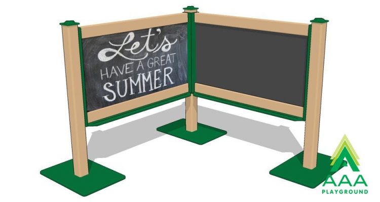 Double Outdoor Magnetic Chalkboard