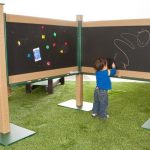 Double Outdoor Magnetic Chalkboard