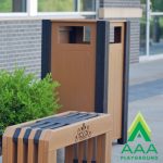 Recycled Plastic Ridgeview Receptacle