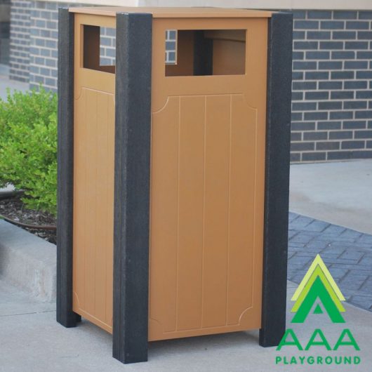 Recycled Plastic Ridgeview Receptacle