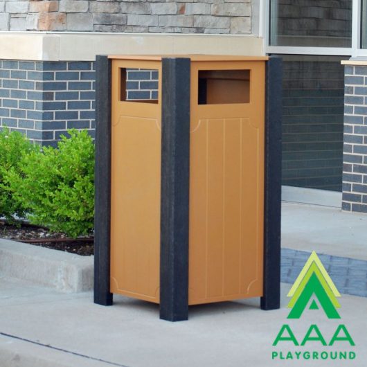 Recycled Plastic Ridgeview Receptacle