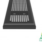 6 foot long Standard Buddy Bench with Perforated Steel with Back