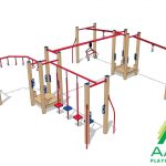 Pioneer Recycled Playground Fitness Course