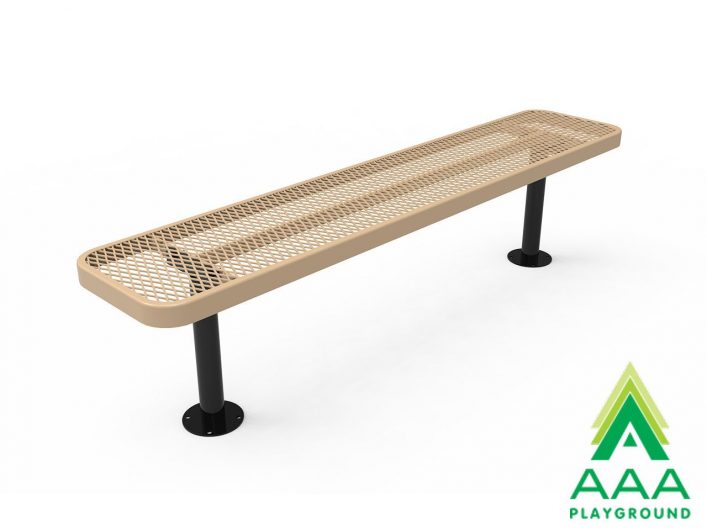 AAA Playground Expanded Metal Sport Bench without Back
