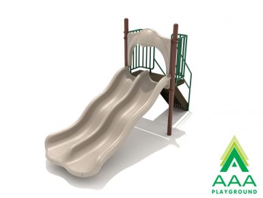 4-feet Double Wave Free Standing Slide