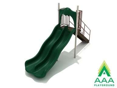 5-feet Double Wave Free Standing Slide