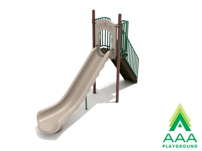 5-feet Straight Single Piece Free Standing Slide
