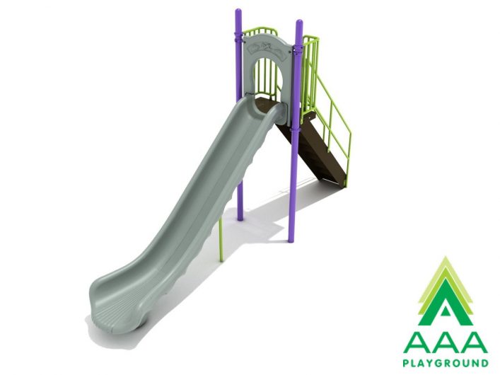 6-feet Straight Single Piece Free Standing Slide
