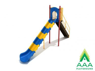 7-foot Straight Sectional Free Standing Slide