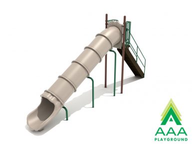 7-feet Straight Tube Free Standing Slide