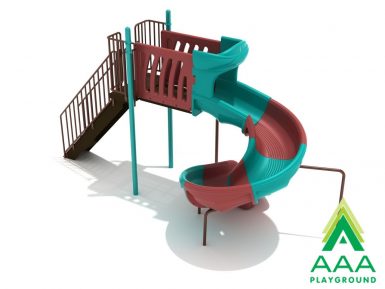 6-feet Spiral Sectional Free Standing Slide