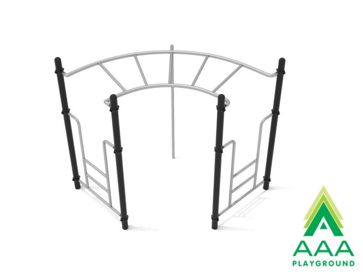 Freestanding Curved Horizontal Climber