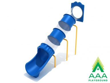 7-feet Deck Height Straight Tube Slide