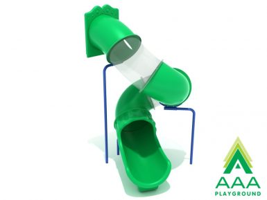 9-feet Deck Height Spiral Tube Slide