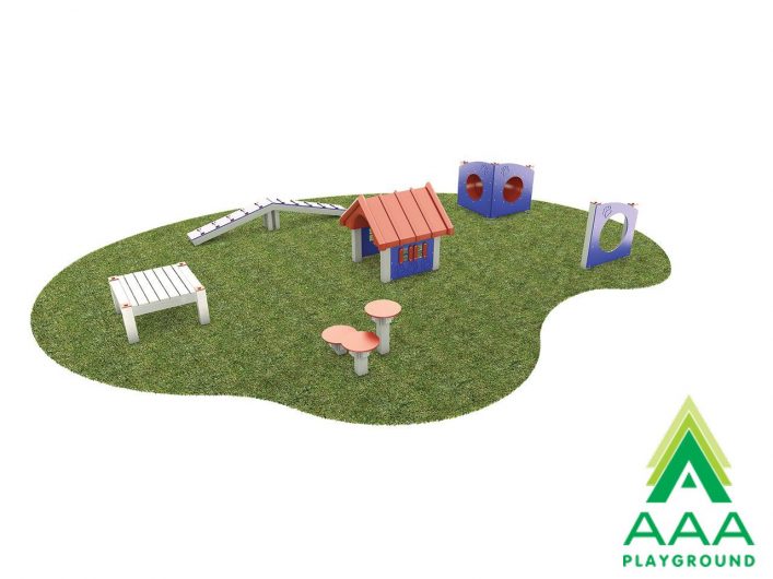 Puppy Paradise Recycled Plastic Dog Park Play Equipment