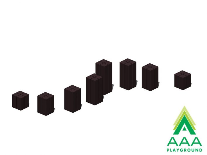 Individual Recycled Quad Block Balance Stepper
