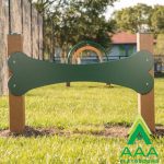 Over and Under Recycled Plastic Dog Park Play Equipment