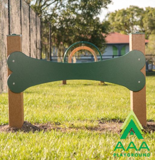 Over and Under Recycled Plastic Dog Park Play Equipment