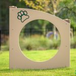 Jump Thru Panel Recycled Plastic Dog Park Play Equipment