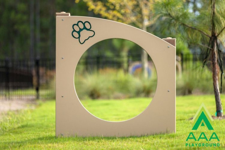 Jump Thru Panel Recycled Plastic Dog Park Play Equipment
