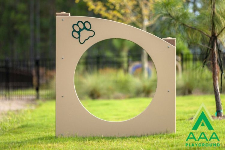 Jump Thru Panel Recycled Plastic Dog Park Play Equipment