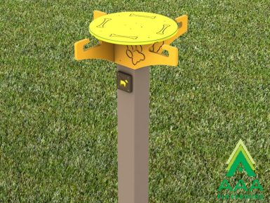 Leash Holder Recycled Plastic Dog Park Play Equipment