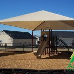 Rectangular Shade Shelter with 8 feet high Entrance Height
