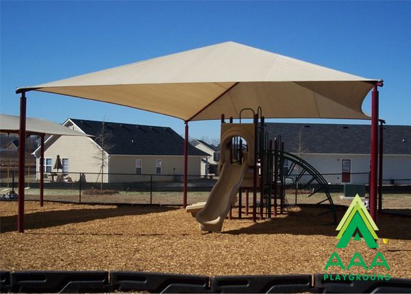 Rectangular Shade Shelter with 8 feet high Entrance Height