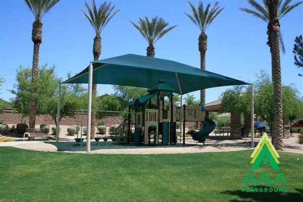 Rectangular Shade Shelter with 8 feet high Entrance Height