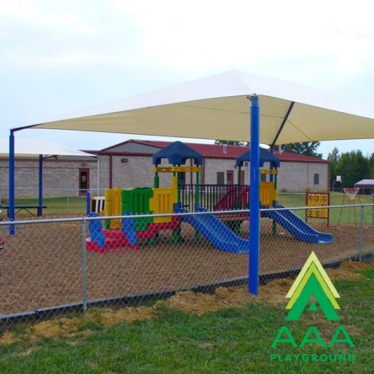 Rectangular Shade Shelter with 8 feet high Entrance Height