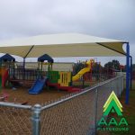 Rectangular Shade Shelter with 8 feet high Entrance Height