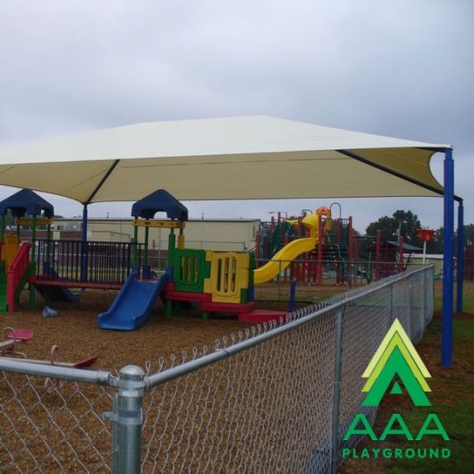 Rectangular Shade Shelter with 8 feet high Entrance Height