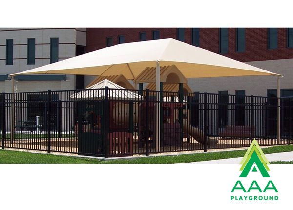 Rectangular Shade Shelter with 8 feet high Entrance Height