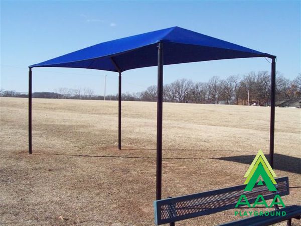 Rectangular Shade Shelter with 8 feet high Entrance Height