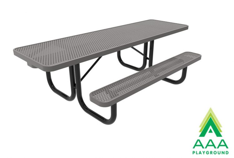 AAA Playground Honeycomb Steel Portable Frame Picnic Table
